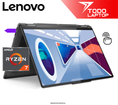 LENOVO YOGA 7 16IRL8 2 EN 1 RYZEN 7 8840HS MEMORIA RAM 16 GB + DISCO SOLIDO 1 TB PANTALLA 16” FULL HD TACTIL 360 GRADOS