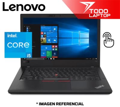 LENOVO THINKPAD T480 INTEL CORE I5 OCTAVA GENERACION  MEMORIA RAM 8 GB + DISCO SOLIDO 256 GB PANTALLA 14 PULGADAS FULL HD TACTIL