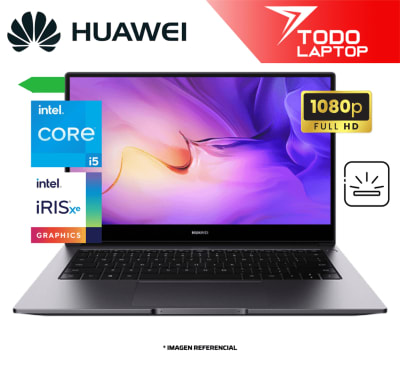 HUAWEI MATEBOOK D14 KLVD-WDH9A INTEL CORE I5 11AVA GENERACION MEMORIA RAM 8 GB + DISCO SOLIDO 512 GB PANTALLA 14