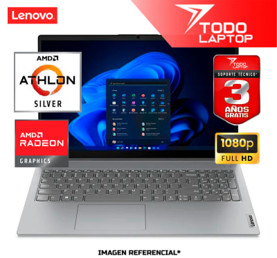 LENOVO V15 G4 AMN ATHLON SILVER 7120U MEMORIA RAM 8 GB + DISCO SOLIDO 256 GB PANTALLA 15.6 PULGADAS FULL HD