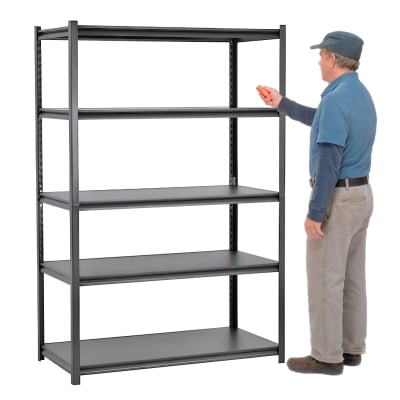 Estante Acero Sin Ranuras 120x45x180 cm. 1350 Kg.