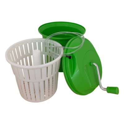 Centrifugador Secador de Verduras Capacidad 12 Lts - Verde.