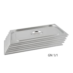 Pack 6 Tapas Gastronomicas para GN 1/1 Acero Inox