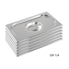 Pack 6 Tapas Gastronomicas para GN 1/4 Acero Inox