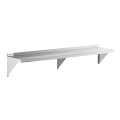 Repisa Mural Lisa 150x30 cms Acero Inoxidable 0