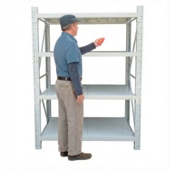 Rack 150x50x200 cm. 800 Kgs Gris Claro