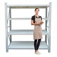 Rack 200x50x200 cm. 800 Kgs Gris Claro 0