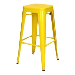 Piso Alto Tolix Amarillo Brillante. Sin Caja