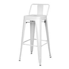 Silla Alta Tolix Blanco Brillante. Sin Caja