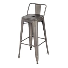 Silla Alta Tolix Gris Gunmetal. Sin Caja