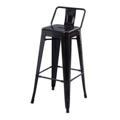 Silla Alta Tolix Negro Mate. Sin Caja