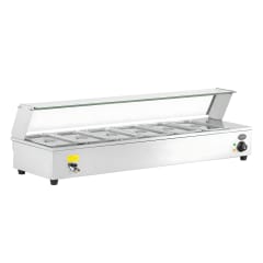 Vitrina de Calor Baño Maria Sobremesa 6 x GN 1/2