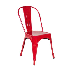 Silla Tolix Rojo Brillante. Sin Caja