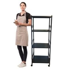 Estante Deco 4 Bandejas Acero 50x40x132 cm