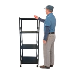 Estante Deco 4 Bandejas Acero 50x40x132 cm