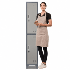 Locker casillero metálico 1 cuerpo 2 puertas con patas