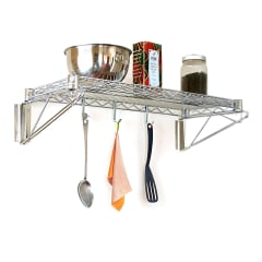 Repisa 1 bandeja 60x35 cm. Acero Cromado. Capacidad 60 kg.