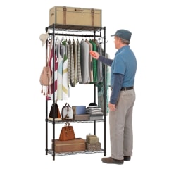 Closet abierto 90x45x180 cm Acero Pintado. Cubierta PVC