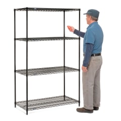 Estante 120x45x180 cm Epóxico 4 Bandejas Capacidad 800 kg.