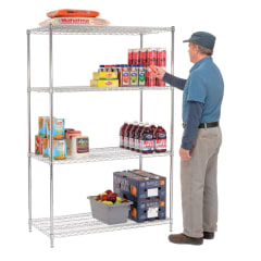 Estante 4 Bandejas 120x60x180 cm Capacidad 1000 kg 1