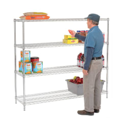 Estante 4 Bandejas 150x45x150 cm Capacidad 1000 kg