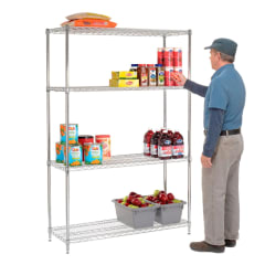 Estante 4 Bandejas 150x45x180 cm Capacidad 1000 kg 1