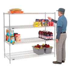 Estante 4 Bandejas 150x60x150 cm Capacidad 1000 kg 1