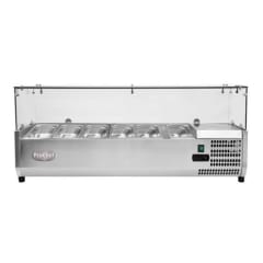 Vitrina Refrigerada Sobremesa 120 cm. Acero Inoxidable