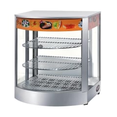 Vitrina de Calor 45 cm. Acero Inox. 30 a 80°C ET-LD-1P-B 0