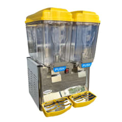 Dispensador de Jugo 2x15 Litros. Acero Inoxidable 0