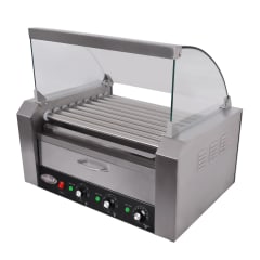 Roller Hot Dogs 9 Rodillos con Mantenedor de Pan