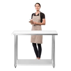 Meson Centro ECO Acero Inoxidable 140x60x85 cm.