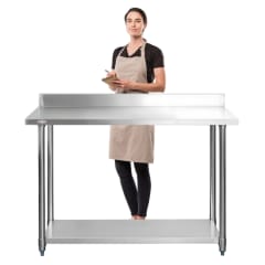 Meson Muro ECO Acero Inoxidable 180x60x85(+5) cm.