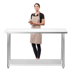 Meson Centro ECO Acero Inoxidable 180x60x85 cm.