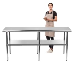 Meson Centro ECO Acero Inoxidable 210x60x85 cm.