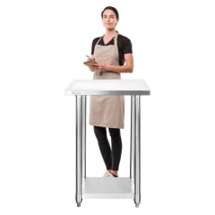 Meson Centro ECO Acero Inoxidable 60x60x85 cm
