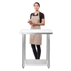 Mesón Centro ECO Acero Inoxidable 75x60x85 cm. 0