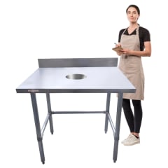 Meson Desconche 90x60x85 cm Acero Inoxidable