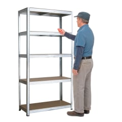 Estante 90x40x180 cm. Acero Galvanizado Cap 875 Kg