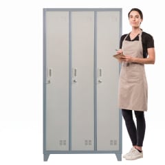 Locker Casillero Metalico 3 Cuerpos 3 Puertas con patas 0