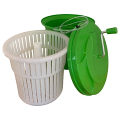 Centrifugador Secador de Verduras Capacidad 25 Lts - Verde.