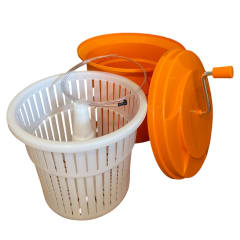 Centrifugador Secador de Verduras Capacidad 25 Lts - Naranjo. 0