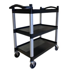 Carro Multiuso Plástico 83x41x85 Negro