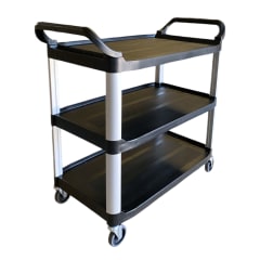 Carro Multiuso Plástico Grande XL 103x50x96 Negro 0