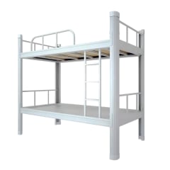 Camarote una Plaza Acero 90x200 cm Blanco