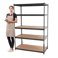 Estante Acero 120x45x180 cm 5 Bandejas. 1375 Kg.
