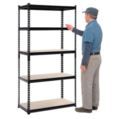 Estante Acero 90x45x180 cm 5 Bandejas. 1375 Kg.