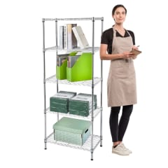 Estante 60x35x150 cm. Acero Cromado ProChef. Capacidad 200 kg.