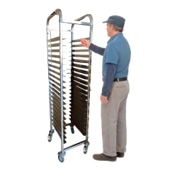 Carro Bandejero Acero Inox. 20 Bandejas Casino 35x45 cm.