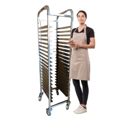 Carro Bandejero Acero Inox. 20 Bandejas Casino 35x45 cm.